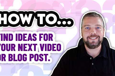 Content Ideas For YouTube And Blog Posts [FREE SOURCES]