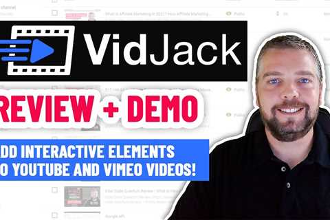 VidJack Review & Demo | Add CTA's To Videos With VidJack