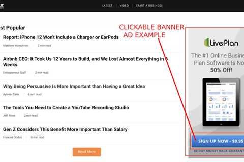 How to Create the Best Banner Ads Example