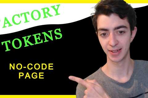 Landing Page Crypto con NO-CODE | TOKEN FACTORY | CARDD