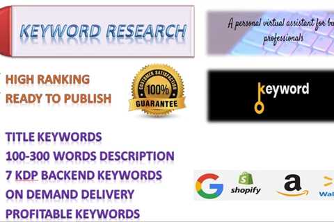 Backend Keyword Research for Amazon