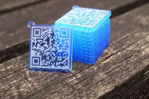 Underlaser: I will make a personalized qr code keychain with your url for $5 on fiverr.com