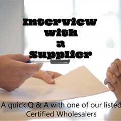 Wholesale Personal Care Products- Interview With A Supplier