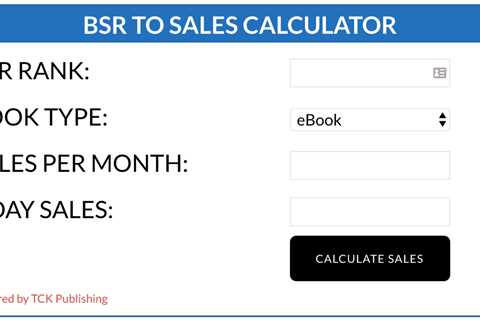 Amazon Rank Calculator - How to Use an Amazon Rank Calculator to Estimate Your Monthly Sales on..