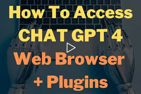 🚨 How To Access NEW Chat GPT 4 Web Browser + Plugins!