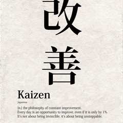 Kaizen Philoshophy | Unique words definitions, Japanese quotes, Aesthetic words