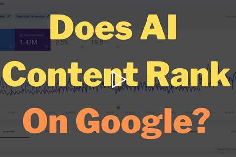 Does AI Content Rank On Google? You Won't Believe What I Found!