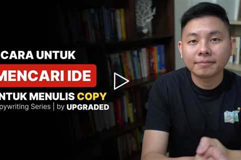 3 Cara MENCARI IDE untuk Menulis Copywriting