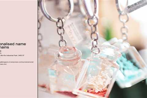 personalised name keychains