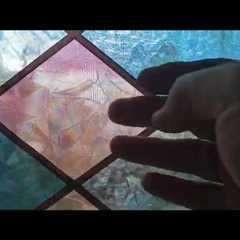 NON-STICKING BUBBLES? Haton Stained Glass Window Film Review Rainbow Lattice Film Installation