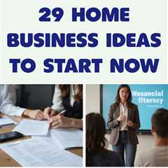 Want to work from home? This guide has 29 cool business ideas you can start right away, no matter..
